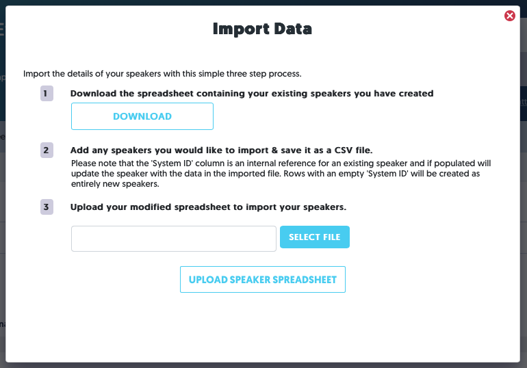 Import data