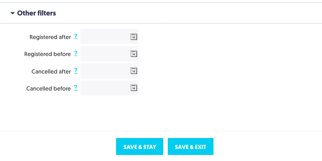 Add a filter - other filters